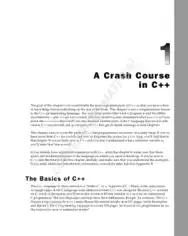 Free Download PDF Books, A Crash Course In C++