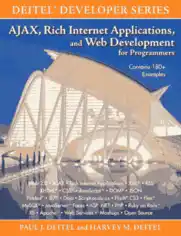 Free Download PDF Books, Ajax Rich Internet Applications And Web Development For Programmers, Pdf Free Download