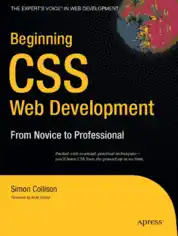 Free Download PDF Books, Beginning CSS Web Development From Novice To Professional, Pdf Free Download