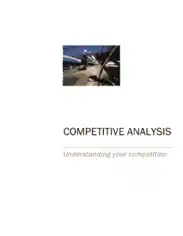 Free Download PDF Books, Competitor Analysis Report Format Template