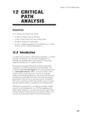 Free Download PDF Books, Critical Path Analysis Template