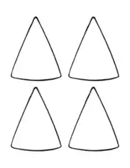 Christmas Tree Small Free Coloring Template