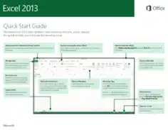 Free Download PDF Books, Excel 2013 Quick Start Guide