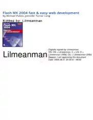 Free Download PDF Books, Flash Mx 2004 Fast And Easy Web Development