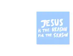 Christmas Cards Jesus Reason Season Coloring Template