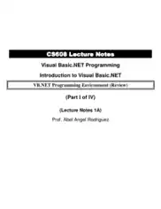 Free Download PDF Books, Introduction To Visual Basic.Net Programming