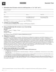 Personal Guarantee Form To Download Template