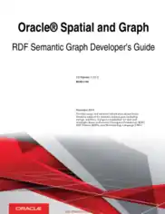 Free Download PDF Books, Oracle Spatial And Graph RDF Semantic Graph Developers Guide