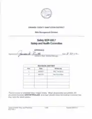 Free Download PDF Books, Safety Committee SOP Template