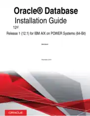 Free Download PDF Books, Oracle Database Installation Guide For IBM AIX On Power Systems