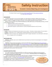 Accident Incident Reporting and Investigation Template