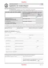 Application for Incident Report Template