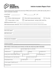 Free Download PDF Books, Company Vehicle Incident Report Form Template