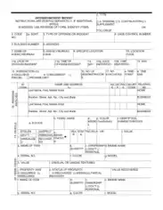 Offence Incident Report Form Template