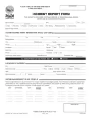 Office Incident Report Form Sample Template