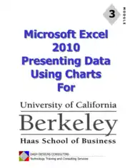 Microsoft Excel 2010 Presenting Data Using Charts, Excel Formulas Tutorial