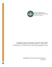 Public Schools Communications Audit Report Template