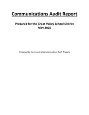 Sample Communications Audit Report Template