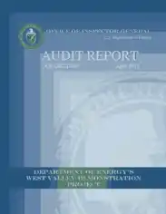 Project Audit Report DOE Template