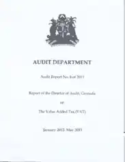 Audit Report Sample on Value Added Tax Template
