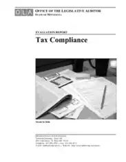 Tax Compliance Auidt Report Template