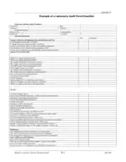 Free Download PDF Books, Laboratory Audit Form Template