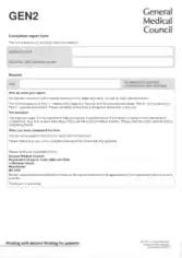 Medical Consultant Report Form Template