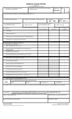 Financial Status Report Long Form Template