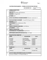 Formal Report Example Business Template