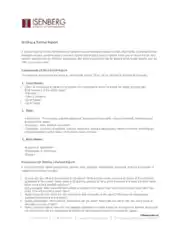 Formal Report Example Template