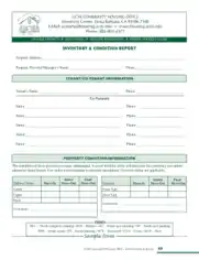 Inventory and Condition Report Template