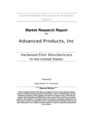 Marketing Research Consulting Report Template