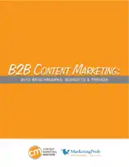 B2B Content Marketing Template