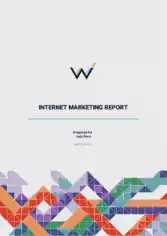 Internet Marketing Report Template