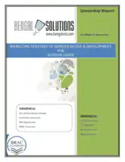 Free Download PDF Books, Marketing Internship Report Example Template