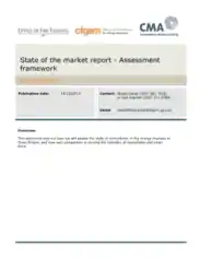 Marketing Report Assessment Framework Template