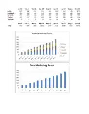 Free Download PDF Books, Simple Marketing Report Template