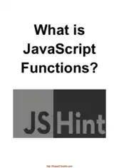 Free Download PDF Books, What Is JavaScript Functions