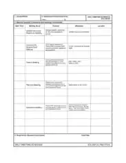 Daily Meeting Schedule Template