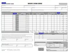 Free Download PDF Books, Expense Report of Employee Template