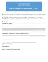 Free Download PDF Books, Grant Expenditure Report Form Template