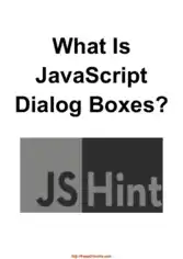 Free Download PDF Books, What Is JavaScript Dialog Boxes