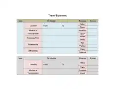 Sample Expense Report Template