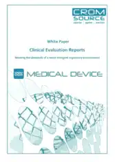 Clinical Evaluation Report Template