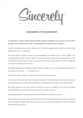 Consignment Letter Agreement Template