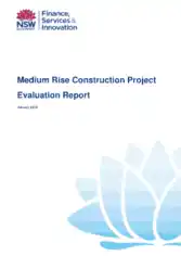 Medium Rise Construction Project Evaluation Report Template