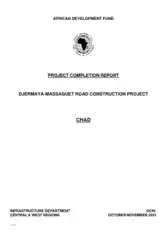 Free Download PDF Books, Road Construction Project Report Template