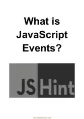 Free Download PDF Books, What Is JavaScript Events