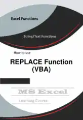 Free Download PDF Books, Excel REPLACE Function _ How to use in VBA