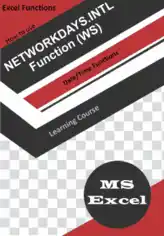 Free Download PDF Books, Excel NETWORKDAYS.INTL Function _ How to use in Worksheet